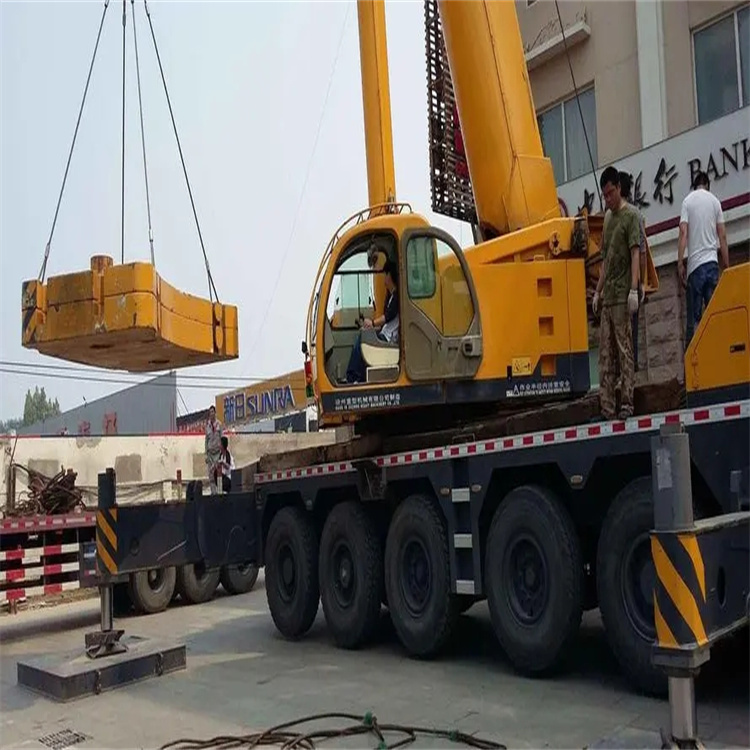 四会当地吊车出租|机器吊装|75吨|工厂搬迁服务